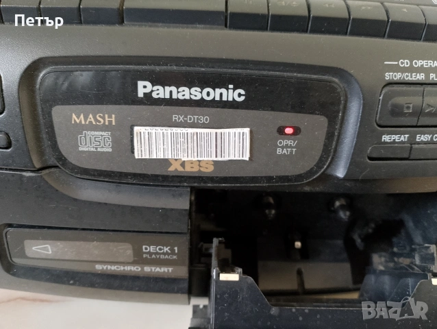 Продавам бумбокс Panasonic DT-BX30, снимка 4 - Радиокасетофони, транзистори - 53717022