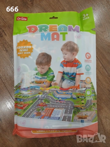 Многоцветна постелка за игра 120см / 80см, снимка 7 - Други - 54282098