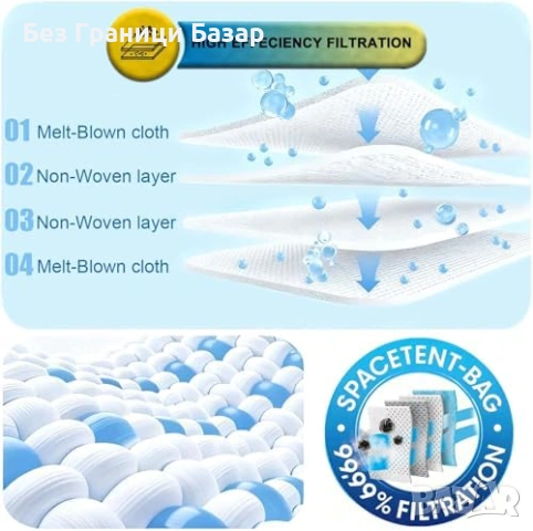 Нови VCA-ADB952 прахови торбички 15 броя за Samsung Bespoke Jet VS20/VS80/VS90, снимка 3 - Други - 53530964