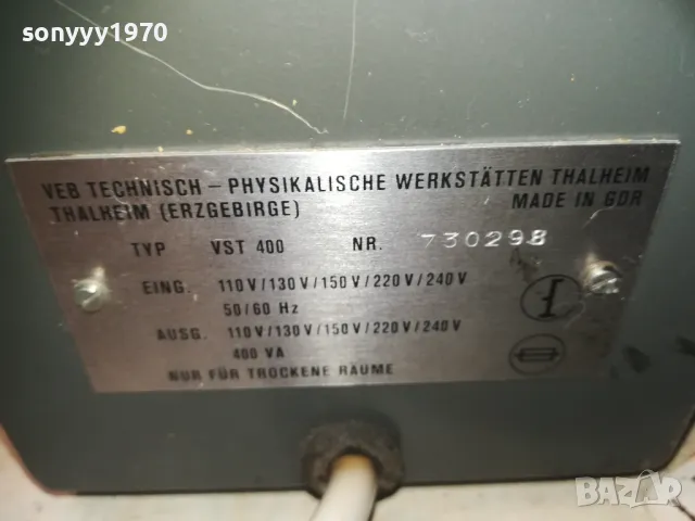 VEB VST 400 220V-110V INVERTER-ВНОС GERMANY LHD1E2309240800, снимка 12 - Друга електроника - 47326129