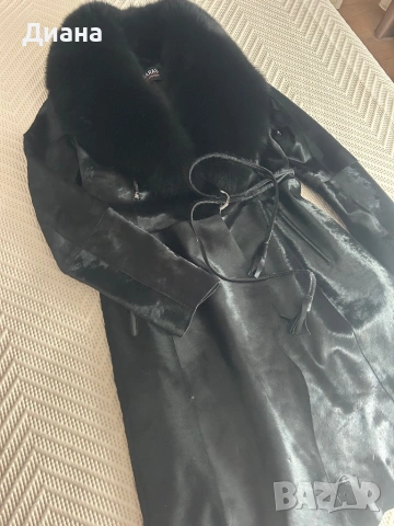 Палто с косъм, снимка 2 - Палта, манта - 53057610