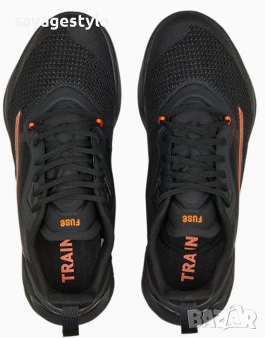 Мъжки маратонки PUMA Fuse 2.0 Training Shoes Black/Orange, снимка 5 - Маратонки - 45995234