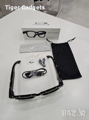 M01 Pro AI смарт очила с камера Bluetooth WiFi гласов асистент, снимка 6 - Друга електроника - 54189452