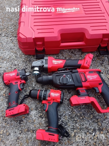 чисто нов комплект на Milwaukee 4в1 , снимка 2 - Винтоверти - 52718418