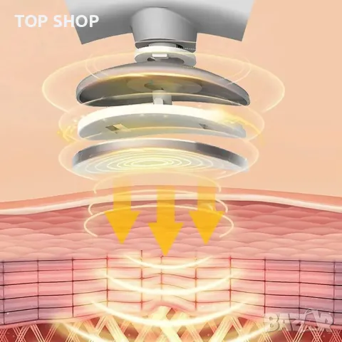 Електрически масажор за врат с функция за нагряване, USB зареждане, преносим, снимка 6 - Масажори - 49627338