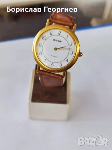 Кварцов часовник Bulova Quartz 13153, снимка 2 - Мъжки - 46346910