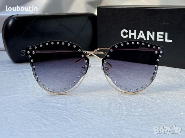 CH 2024 дамски слънчеви очила котка с камъни 2 цвята, снимка 7 - Слънчеви и диоптрични очила - 45179772