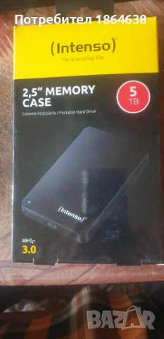 Външен хард диск Intenso 5TB USB3.0