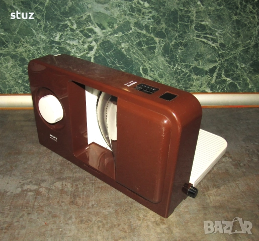 Електрическа машина Krups, за рязане на колбаси, хляб, зеленчуци, сирена, снимка 3 - Кухненски роботи - 52793246