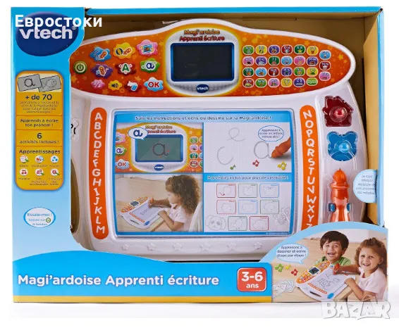 Детски таблет за рисуване и писане VTech Magi'Ardoise Apprentice, снимка 7 - Образователни игри - 46931067