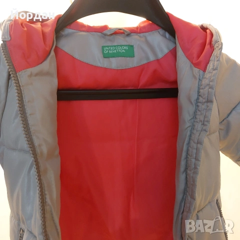 Детско яке за момиче сиво и розово, за 2-3 год, снимка 2 - Детски якета и елеци - 53133154