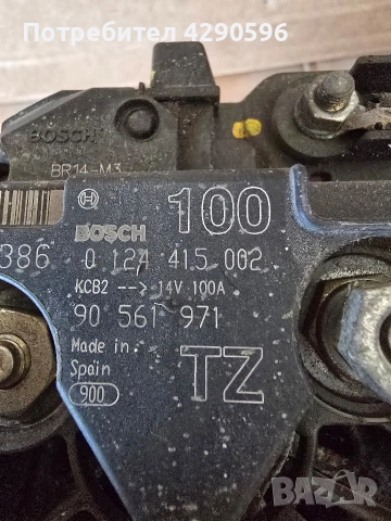 Алтернатор генератор за Opel 1.4 / 1.6 - 90561971 / 0124415002, снимка 3 - Части - 54183214
