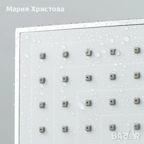 Хромиран горен душ комплект, смесител тип дъждовен душ Schütte, снимка 5 - Други - 53058448