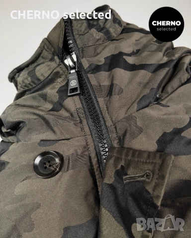 ADHOC 1959 • THE BOLD PARKA мъжко камуфлажно пухено яке с качулка / парка – размер L•XL, снимка 13 - Якета - 53395329