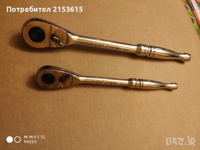 Halfords Advanced 2броя 100зъба 3/8 и 1/2 качествени тресчотки, снимка 3 - Други инструменти - 51190105