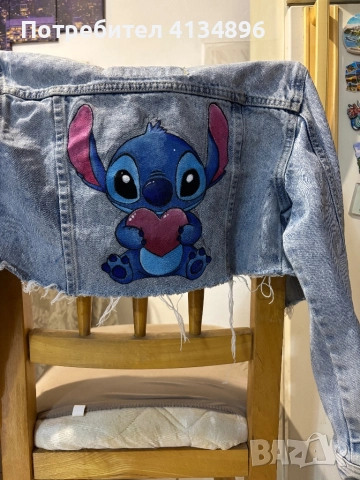 Ръчно рисувани дрехи по ваш избор, снимка 4 - Дънки - 51966246