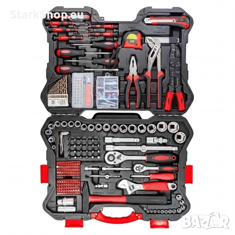 Професионален комплект Гедоре 303 части 1/2" 1/4" STAHLMAYER в куфар инструменти, снимка 2 - Други инструменти - 53866845