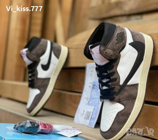 Нови обувки Nike Jordan Travis Scott , снимка 2 - Маратонки - 48845914