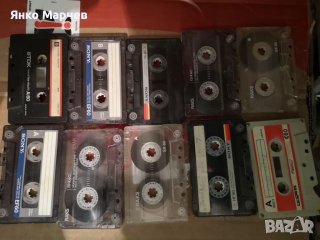 Аудио касети (аудиокасети) - TDK, SONY, BASF, PHILIPS и др-60 минутни , без кутийки, снимка 1 - Аудио касети - 44912588