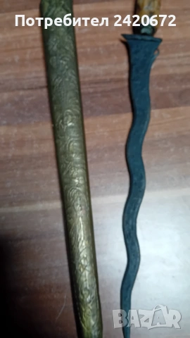 Индонезийска кама Крис.-два модела, снимка 3 - Антикварни и старинни предмети - 48966445