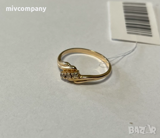 Златен пръстен 1.82гр., снимка 4 - Пръстени - 52614810
