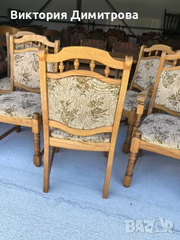 Комплект от 6 трапезни стола , снимка 10 - Столове - 50345933