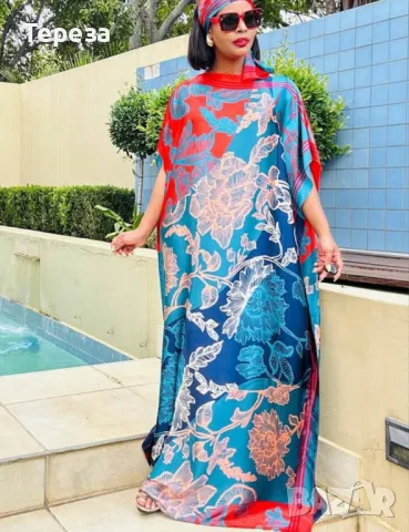 🆕 Лятна рокля - кафтан / XL-3XL 