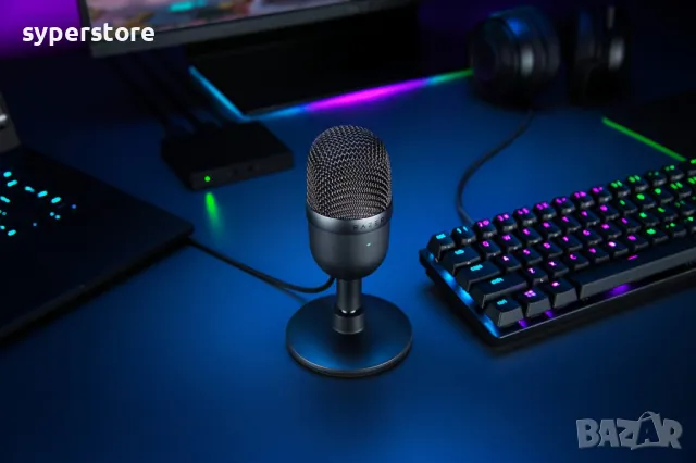 Микрофон за компютър Razer Seiren Mini Черен SS301375, снимка 3 - Микрофони - 47200161