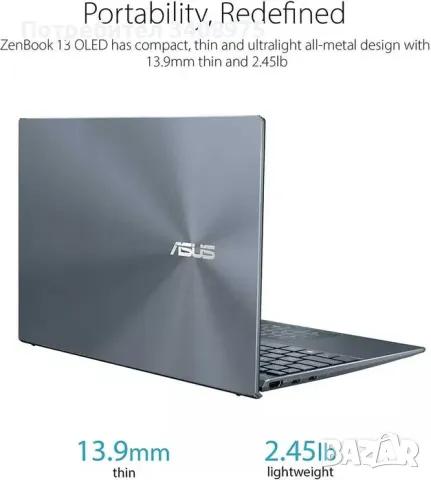 Asus zenbook 13 ux325 6 ядра, снимка 2 - Лаптопи за работа - 47988613