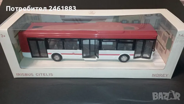 1/43 Norev Irisbus Citelis автобус колекционерска количка. Нова, снимка 1 - Колекции - 49304056