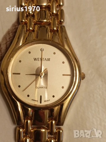 Westair дамски 18 каратов позлатен ръчен часовник, снимка 5 - Дамски - 50508303