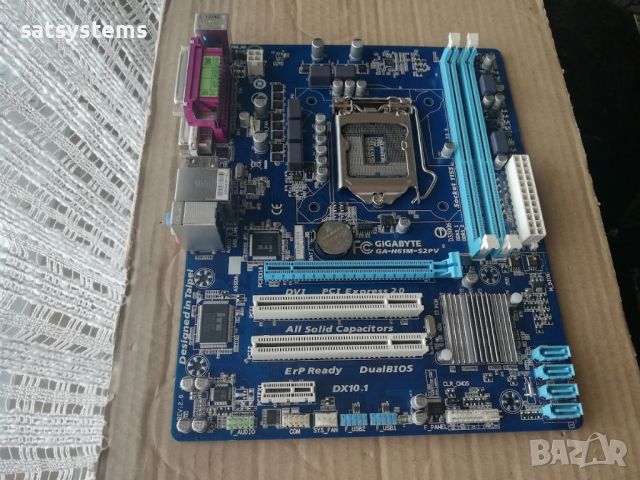  Дънна платка Gigabyte GA-H61M-S2PV Socket LGA1155, снимка 4 - Дънни платки - 46457169