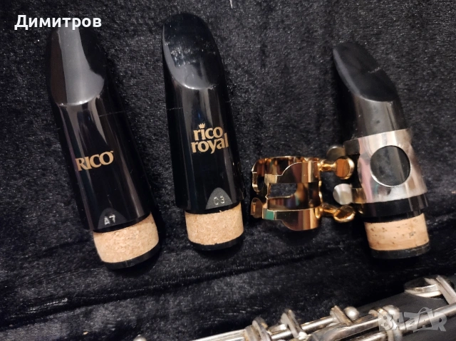 Кларинет Stagg с два мундщука Rico, снимка 2 - Духови инструменти - 53137831