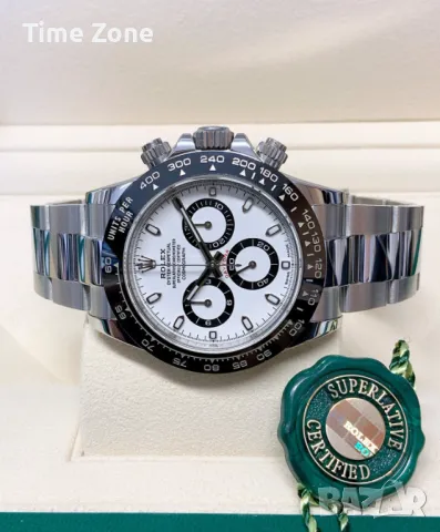 Rolex Cosmograph Daytona 40mm "Panda" Steel White-Black Dial Automatic Различни Варианти, снимка 4 - Мъжки - 48183473