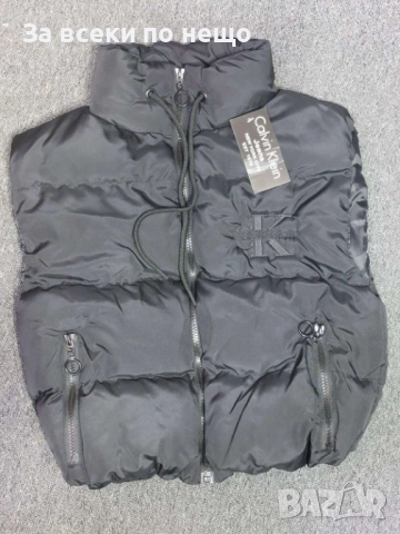 Ликвидация❗️🔥 Calvin Klein Дамски Черен Къс Елек Келвин Клайн Код LFS837, снимка 1