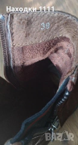 Прекрасни боти ботуши естествен велур, испански Carmela, размер 39, снимка 6 - Дамски боти - 52203029