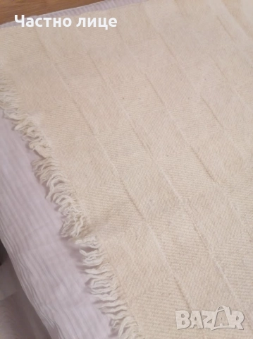 120/200 Вълнено одеало, снимка 3 - Олекотени завивки и одеяла - 52464014