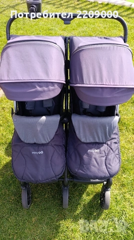 количка за близнаци Easy Go Echo, снимка 11 - Детски колички - 53935276