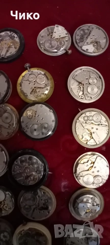 60бр механизми от руски мъжки часовници , снимка 9 - Антикварни и старинни предмети - 53713632