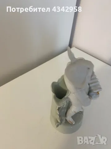 Bisque Porcelain Vase Germany , снимка 4 - Антикварни и старинни предмети - 49398781