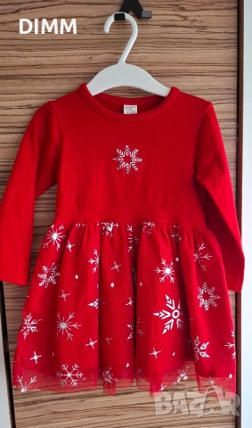 Коледна рокля размер 92