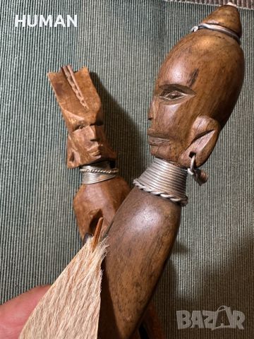 Африкански статуетки , снимка 9 - Антикварни и старинни предмети - 46320511