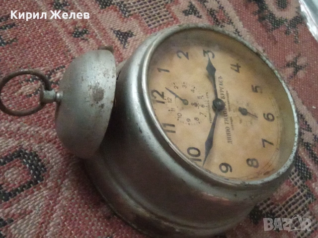 Будилник стар рядък 53648, снимка 6 - Колекции - 53420711