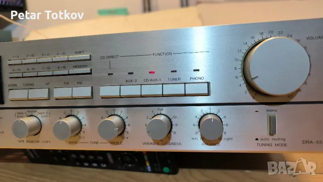 Стерео приемник Denon DRA-55, снимка 3 - Ресийвъри, усилватели, смесителни пултове - 49629319