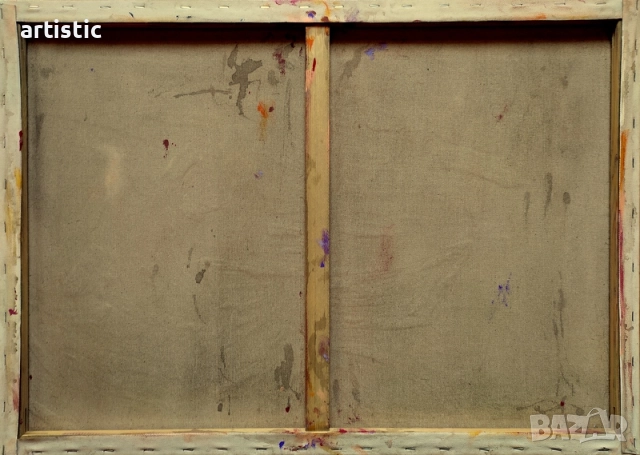 Генко Генков, живописен морски пейзаж - "Лодки", снимка 7 - Картини - 52913531