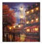LED картина Париж, 50x50x1.5 см., снимка 1