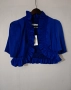 Ново дамско синьо болеро наметка M размер, снимка 1