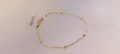 Нова-Златна гривна-0,88гр/14кр, снимка 5