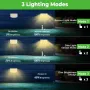 nipify 2 броя LED соларни охранителни лампи, сензор за движение, 3 режима, IP65, снимка 5