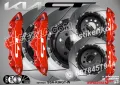 KIA GT надписи за капаци на спирачни апарати, снимка 5